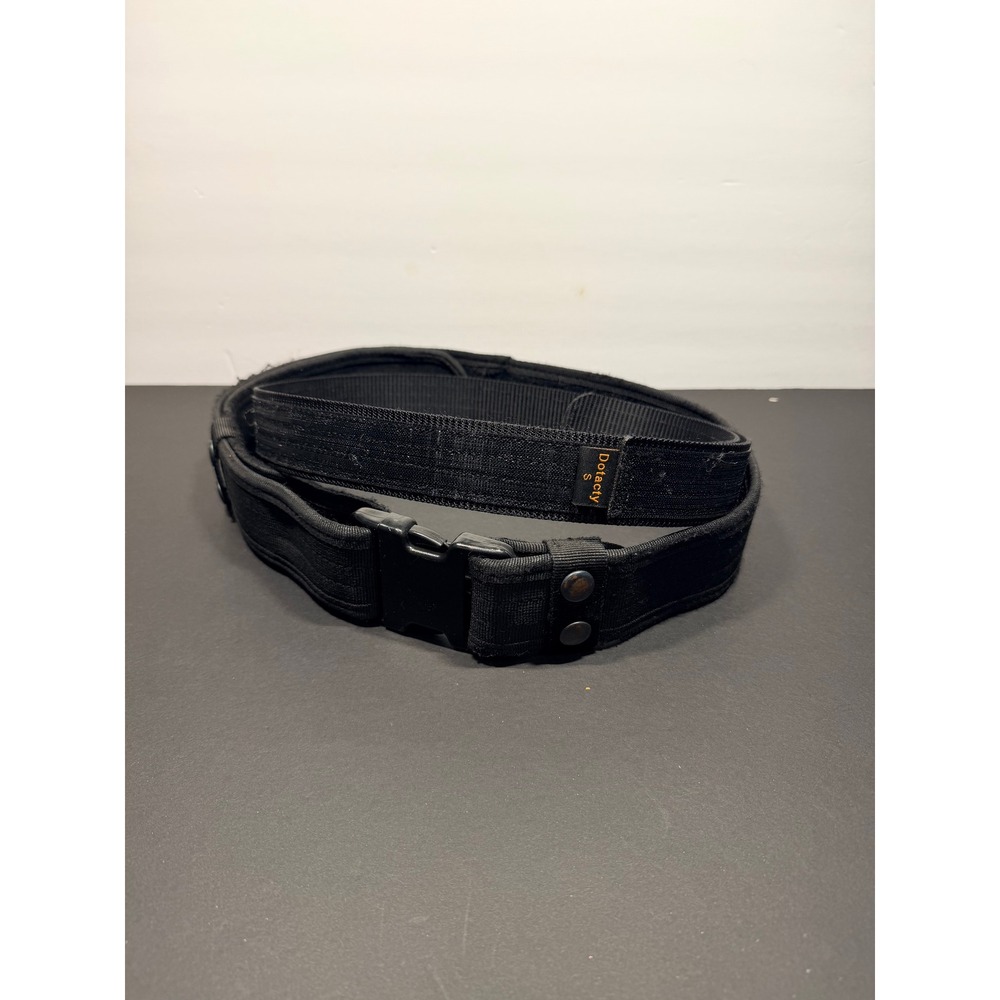Dotacty Black Law Enforcement Tactical Duty Belt System Sz S‎ with Inner Belt
